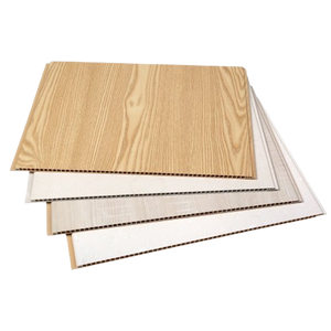 Paneles de pared WPC de instalación rápida y estable con respaldo adhesivo y refuerzo de polvo de bambú - Product Image 3