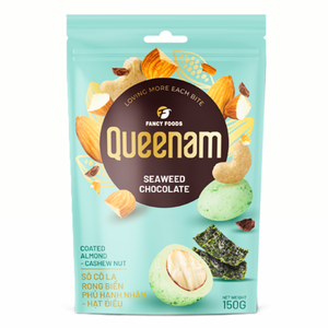 Chocolate Dragee HALAL OEM/ODM, Nueces de Almendra y Anacardo Cubiertas de Chocolate con Algas Marinas, 150G, Precio al por Mayor, Snacks, Dulces - Product Image 1
