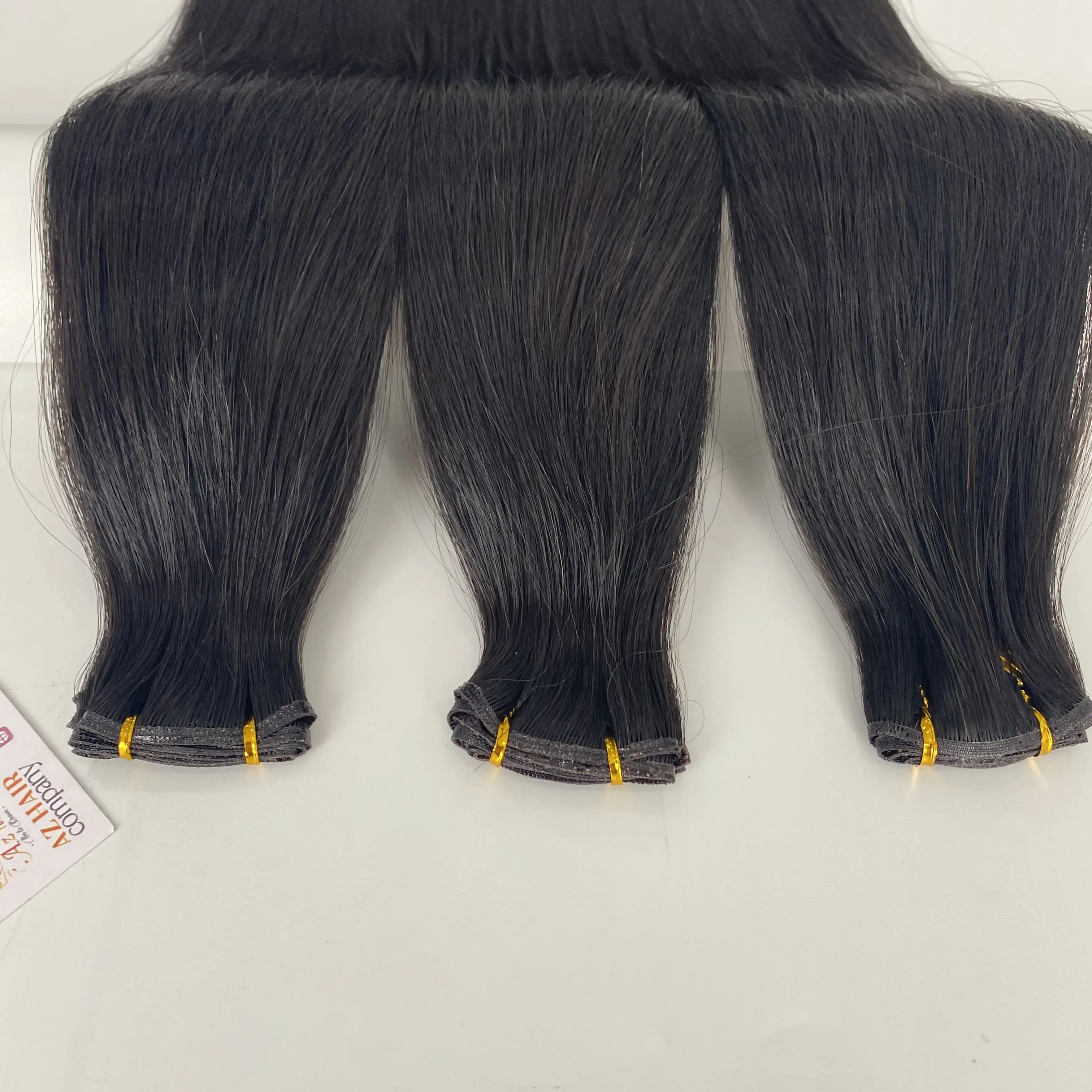 Bundel penjualan terbaik rambut manusia lurus tulang jalinan rambut manusia Vietnam mentah Remy Genius produsen Vietnam