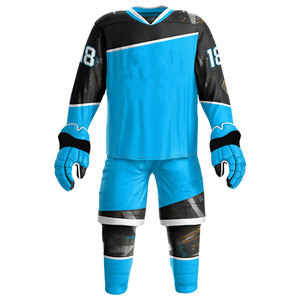 กางเกงฮอกกี้น้ำแข็งแบบสั่งทำพิเศษสำหรับชุดยูนิฟอร์มฮอกกี้น้ำแข็ง  ชุดยูนิฟอร์มฮอกกี้น้ำแข็งแบบสั่งทำพิเศษเฉพาะตัว - Product Image 1