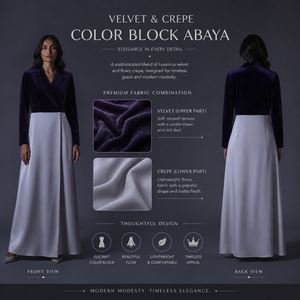 Robe Abaya en velours satiné de luxe pour femmes, élégante, Dubai, islamique, maxi |   Kaftan Modeste Boutique Tenue de Soirée 26 Robes de Soirée Premium Tendance - Product Image 3