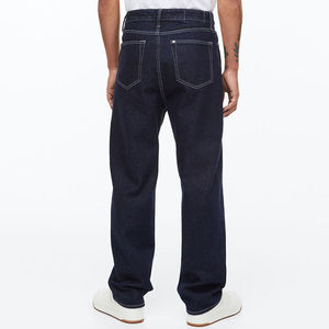 Pantalon en jean pour homme grande taille, style décontracté, doux et confortable, tissage tricoté, pantalon en jean tendance pour personnalités. - Product Image 3