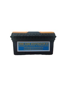 Kit d'investigation sur la scène du crime Fingerprint Master OSS-1000, boîte de rangement portable pour la collecte d'évidences légales, gants, ruban adhésif - Product Image 5