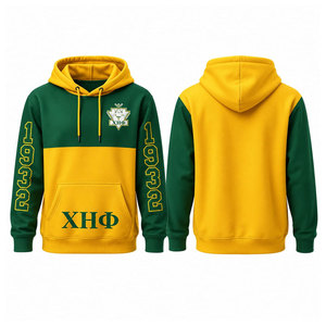 เสื้อฮู้ด Chi Eta Phi 1932 ลายพิมพ์สีเขียวเหลืองแบบ Sublimation สำหรับทุกเพศ สวมใส่สบายๆ ในฤดูใบไม้ร่วง เสื้อสเวตเตอร์ถัก - Product Image 4