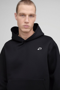 Conjunto Deportivo Personalizado para Hombre, Color Negro, 100% Algodón, Sudadera con Capucha y Pantalones Deportivos de Pierna Recta, OEM ODM - Product Image 3