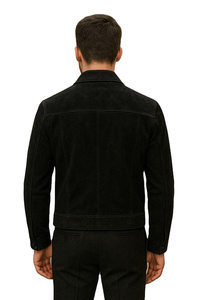Premium Quality Good Price Cowhide Cowboy Men's <b>Suede</b> Leather <b>Jacket</b> Premium Quality Autumn Winter Men's <b>Suede</b> Leather <b>Jacket</b> - Product Image 4