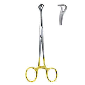 Pince chirurgicale manuelle personnalisée Babcock pour la préhension des organes intestinaux et tissus, en acier, homologuée CE, classe I, usage hospitalier - Product Image 1