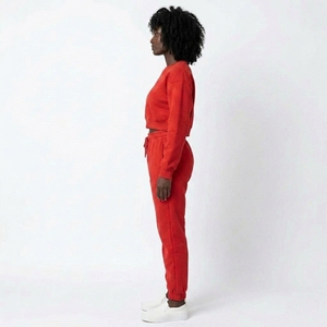 Ensemble de survêtement 2 pièces en molleton doux et confortable avec col rond, personnalisable, vente en gros, fabricant OEM - Product Image 3