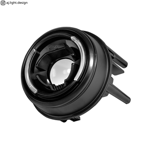 Nuevo Faro Delantero LED Universal AJ, Proyector Brillante de 35W, Luz Alta/Baja, Lente Ojo de Pez, para Motocicleta, con DRL, Calidad Taiwanesa - Product Image 1