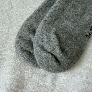 Wholesale Grey Crew <b>Socks</b> <b>Wool</b> Breathable Knitted Solid Color For <b>Women</b> Daily Casual Wear Spring Season - Product Image 3
