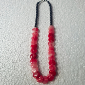 Collar Minimalista de Resina, Joyería Transparente Simple con Cadena Ajustable para Mujer, Uso Diario - Product Image 1