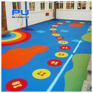 เม็ดยางรีไซเคิล EPDM พื้นผิวกันลื่นหลากสีกันลื่นสำหรับสนามเด็กเล่นพื้นผิวเป็นเม็ดยางป้องกัน - Product Image 1