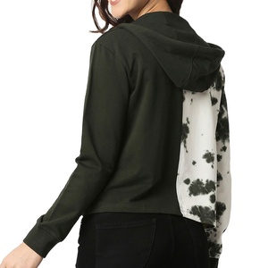 Sudadera Corta con Capucha y Logotipo Personalizado, Talla Grande para Mujer, Diseño en Blanco, Sudaderas de Alta Calidad, Tops Cortos para Mujer 2026 - Product Image 2