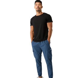 Pantalones Cargo Titan Blue Tech para Hombre, Ligeros, Deportivos, Ajustados, con Múltiples Bolsillos, Logotipo Personalizado OEM, Suministro al por Mayor - Product Image 2