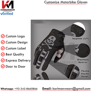 Gants de VTT et de motocross haut de gamme, flexibles, pour le cyclisme tout-terrain, fabrication sous marque privée, personnalisation de la marque pour les grandes marques de vélos mondiales - Product Image 3