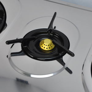 "Gas Cooktops Gmax GL-303TI 3-Burner Infrared Gas Stove 8 Small Infrared Burners 135mm Infrared Burner Enamel <b>Pan</b> S/S Body - Product Image 2