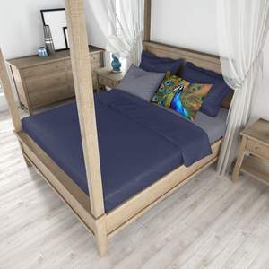 Taie d'oreiller standard de paon légère et super douce, facile à entretenir, ensembles de feuilles et de taies d'oreiller décoratives - Product Image 4