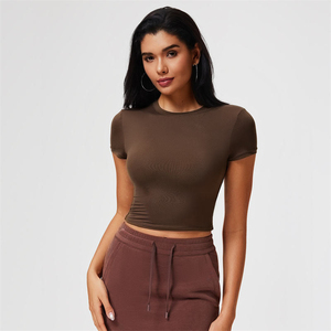 Camiseta Deportiva de Manga Corta para Mujer, 100% Algodón, de la Mejor Calidad, Personalizable, para Hombre y Mujer, Ropa de Gimnasio, Secado Rápido, Hecha en Pakistán - Product Image 3