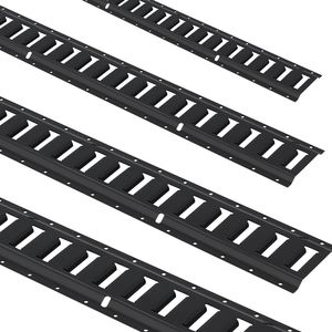 ชุดรางผูกราง E-Track 5 '18ชิ้นประกอบด้วยรางเหล็ก4ชิ้น8 O-ring anchors 4 D-ring Tie-offs 2สายรัดรถจักรยานยนต์ ATVs - Product Image 1