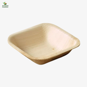 Platos Cuadrados de Hoja de Palma/Bambú de 4 a 10 Pulgadas, Resistentes, al por Mayor, para Campamentos y Picnics al Aire Libre - Product Image 4