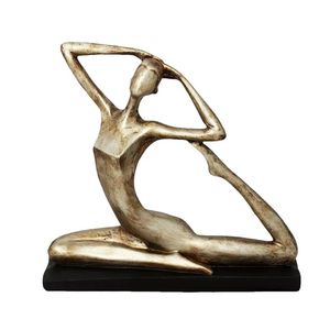 Sculpture d'art moderne abstraite en métal, figurine humaine, design contemporain, décoration de table, statue d'appoint pour salon - Product Image 2