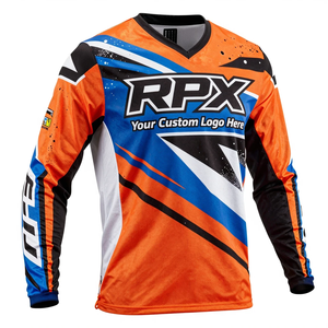 Nuevo Diseño Personalizado, Jersey de Motocross Transpirable, Ropa de Carreras de Motos y Automóviles, Prenda Transpirable y Económica - Product Image 3