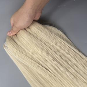 Extensiones de cabello de color natural humano vietnamita, precio de fábrica, cabello liso de hueso, Color Rubio - Product Image 3