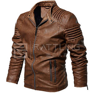 Automne hiver hommes veste en cuir meilleure qualité hommes veste en cuir véritable hommes veste en cuir - Product Image 2