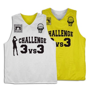 Maillot de basket réversible 3 contre 3, maillots du club Lakers, vente en gros de maillots de basket, uniforme d'entraînement, uniformes de basket pour enfants - Product Image 2