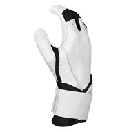 Gants de frappeur de baseball/softball en cuir personnalisables en gros, pour premier lanceur gaucher, professionnels, unisexes, adultes