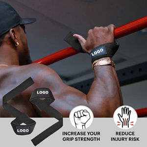 Sangles de musculation personnalisées avec logo, légères, antidérapantes, réglables, haute élasticité, pour la musculation, unisexes - Product Image 5