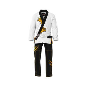 Kimono de Jiu Jitsu Brasileño Personalizado con Logotipo, 100% Algodón, 350g 450g 550g, Unisex para Adultos, Gracie Barra, Tatami, Shoyoroll - Product Image 4