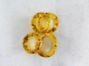 Colorful Resin Modern Luxury Napkin Rings Customized Shape Eco-Friendly Durable 4.5cm Width Party Use <b>Table</b> Decor - Product Image 6