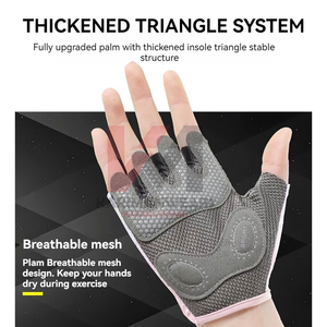 Gants de musculation de niveau professionnel pour hommes et femmes, antidérapants, pour la salle de sport, l'entraînement et le fitness, fabricant OEM - Product Image 2