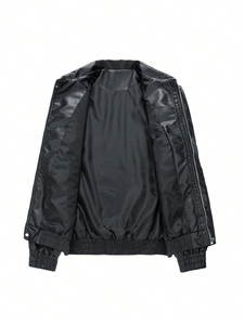 Veste en cuir véritable pour homme, confortable, en toile, séchage rapide, style urbain, vente en gros, prix avantageux, personnalisable - Product Image 5