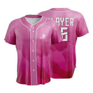 Maillot de baseball grande taille pour femme, absorbant la transpiration, séchage rapide, résistant aux UV, chemise d'équipe athlétique, design personnalisé par sublimation - Product Image 6