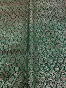 banarasi zari brocade fabric - Product Image 2