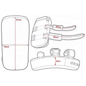 Nouvelles protections de frappe pour la boxe, design innovant, pour l'entraînement, de haute qualité, fabrication thaïlandaise, en vente. - Product Image 6