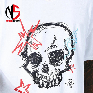 เสื้อยืดโอเวอร์ไซส์ผู้ชาย คอตตอน 100% แห้งเร็ว ระบายอากาศดี สไตล์ไฮสตรีท ลายพิมพ์ตามสั่ง รุ่นใหม่ล่าสุด 2026 - Product Image 5