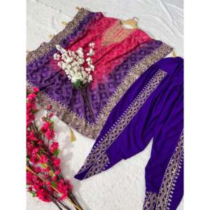 Magnifique ensemble haut-bas pour femmes pour les fêtes Design d'impression numérique - Product Image 5