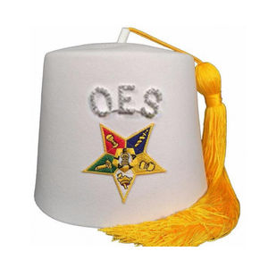 Servicio OEM Gorro Fez Masónico de Lana con una Hilera de Pedrería y Borla, 100% Lana, Color Personalizado, Unisex, para Playa, Deportes y Viajes - Product Image 2