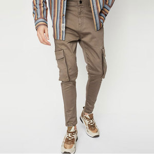Premium Sustainable Cargo Pants Organic Cotton Cargo <b>Trousers</b> Eco Friendly Streetwear Custom Logo OEM ODM Wholesale Manufacturer - Product Image 1