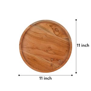 Bandeja para Servir Café, Redonda, de Madera, Tamaño Personalizado, Apta para Lavavajillas, Ecológica, Decorativa, Última Llegada - Product Image 3