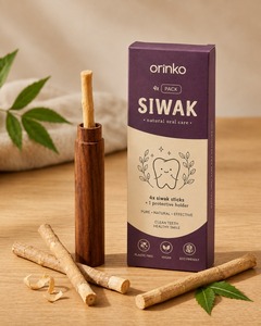 ชุดทำความสะอาดฟันสมุนไพรพรีเมียม Natural Orinko Siwak Miswak แบบแท่ง แพ็ค 4 ชิ้น พร้อมบริการผลิตแบบ OEM พร้อมโลโก้ส่วนตัว - Product Image 5