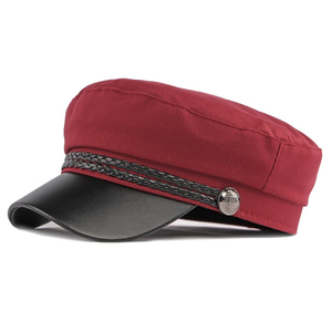 หมวกปักลายแบบกำหนดเอง Fiddler Cap - ผู้จัดจำหน่ายแบรนด์แฟชั่นบูติกคุณภาพสูง ผ้าฝ้าย 100% ปรับขนาดได้ หมวกลำลองสำหรับผู้ใหญ่แบบ unisex - Product Image 5