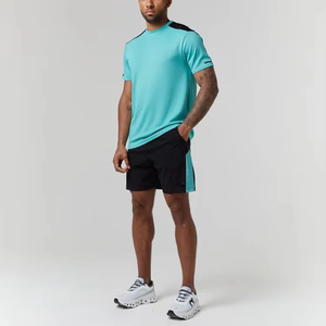 New Men Casual <b>Top</b> Quality <b>Short</b> Sleeve T Shirt <b>Shorts</b> <b>Sets</b> Custom Men'S Brand Clothing 2 Pieces <b>Sets</b> - Product Image 3