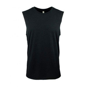 Camiseta sin Mangas Elegante para Hombre, Corte Ajustado, Ropa de Gimnasio con Logotipo Personalizado y Etiqueta Privada, Camiseta Deportiva sin Mangas - Product Image 1