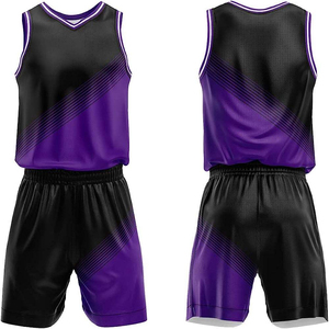 Uniformes de Baloncesto Universitario para Hombre, Personalizados, Sublimación Completa, Transpirables, 100% Poliéster, Diseño de Equipo - Product Image 5