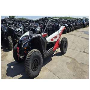 CAN-AM Maverick X3 MAX X RS Turbo RR 2025 de Grado Industrial DIY OEM con Smart-Shox Rojo Fuego y Plateado Hiperbrillante - Product Image 1