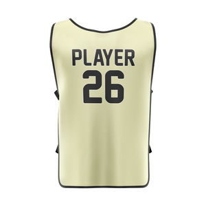 Maillot de football personnalisé LUUK sans manches, avec nom et numéro du joueur, gilet en maille sublimé, unisexe adulte, séchage rapide, en polyester - Product Image 6